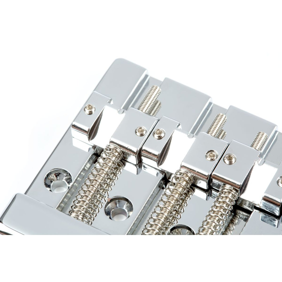 Fender HiMass 4-String Bass Bridge Assembly With Zinc Saddles - Chrome