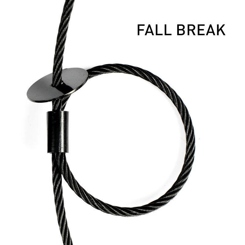 ADJ SC5B Steel Safety Cable - 31in - 45kg Rated - Black