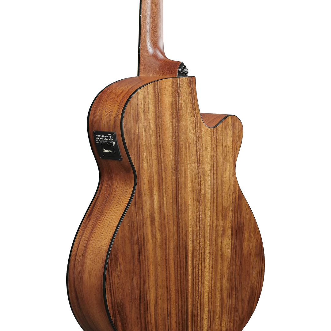 Ibanez PC50WSLCEOPB Grand Concert Cutawayt Acoustic-Electric Guitar Open Pore Brown Left-Handed
