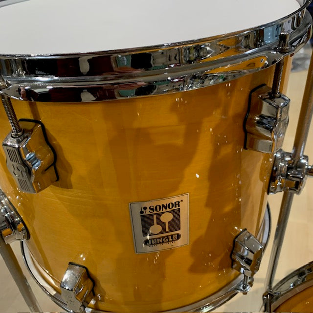Used Sonor Jungle Kit 3 Piece Shell Pack W/Mount