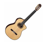 Takamine DH90 TAK Class C/A Solid Spruce Top PREAMP CT4-DX (Replaces TH90) RH Classical Guitar - SH300A Semi-hard Case