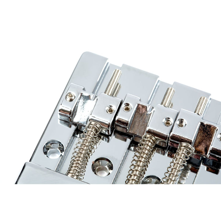 Fender HiMass 4-String Bass Bridge Assembly With Brass Saddles - Chrome