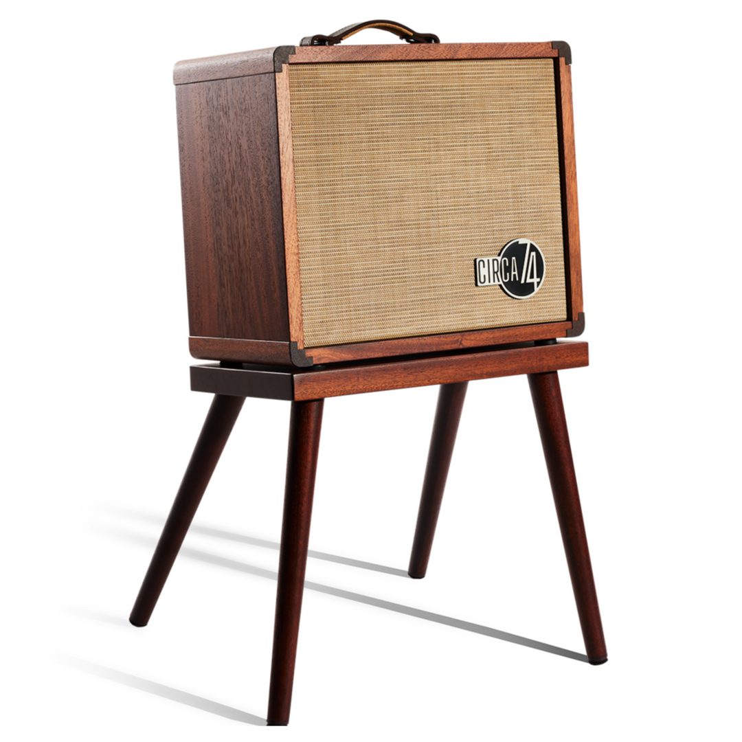 Taylor Circa 74 AV150-10 Acoustic Amplifier and Vocal System, Mahogany with stand Acoustic Guitar
