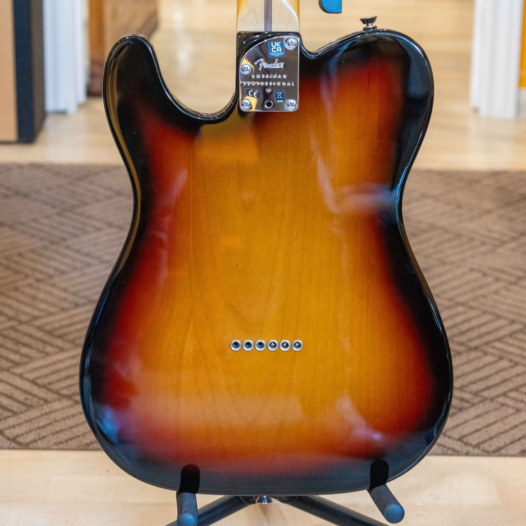 Fender - American Pro II Telecaster (Sunburst-Rosewood ) w/ OHSC & COA - 2023 - USED