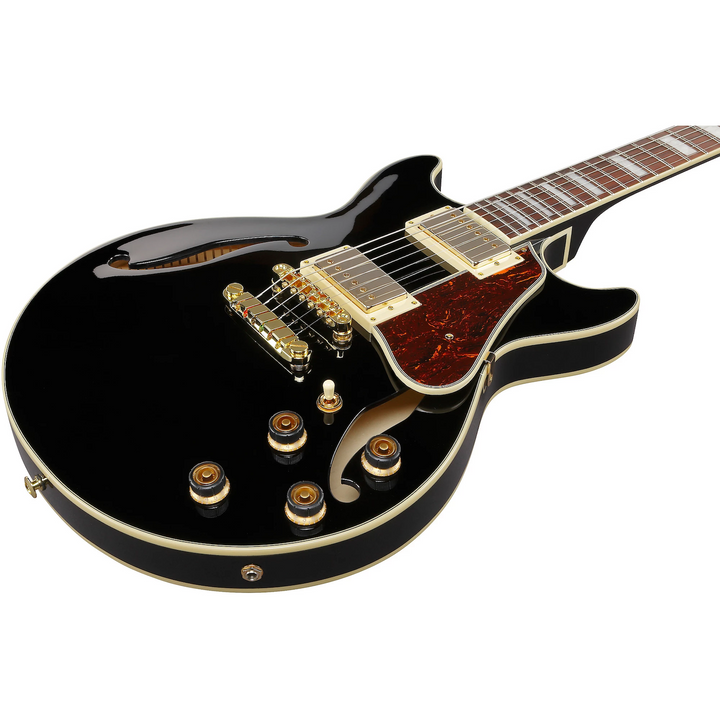 Ibanez AM73GBK AM Artcore Semi-Hollow Electric Guitar (Black)