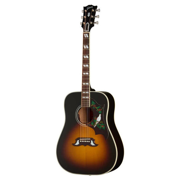 Gibson Dove Mahogany Acoustic/Electric Guitar with Hardshell Case - Satin Vintage Sunburst