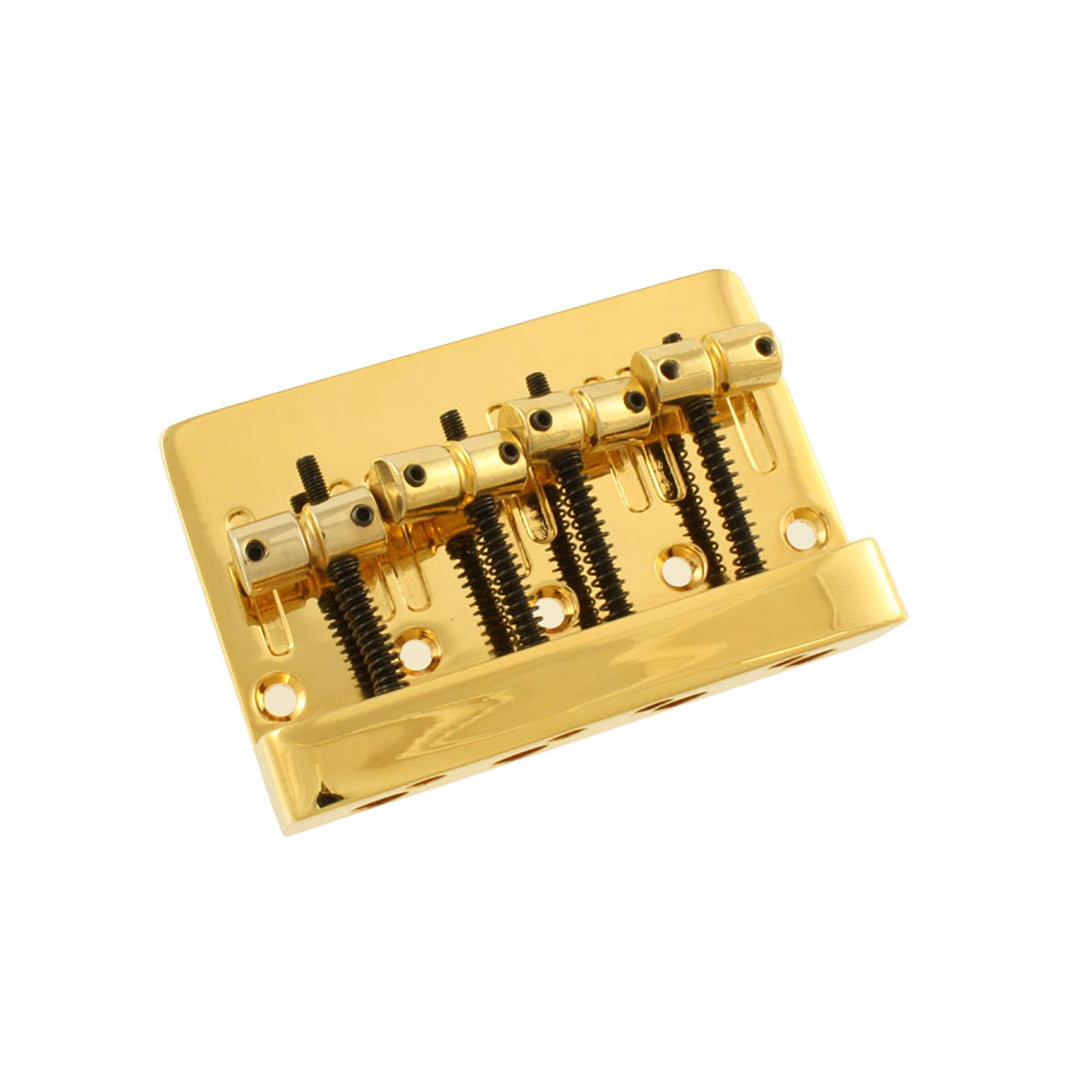 Allparts BB-3410 Economy Heavy Duty Bass Bridge Gold