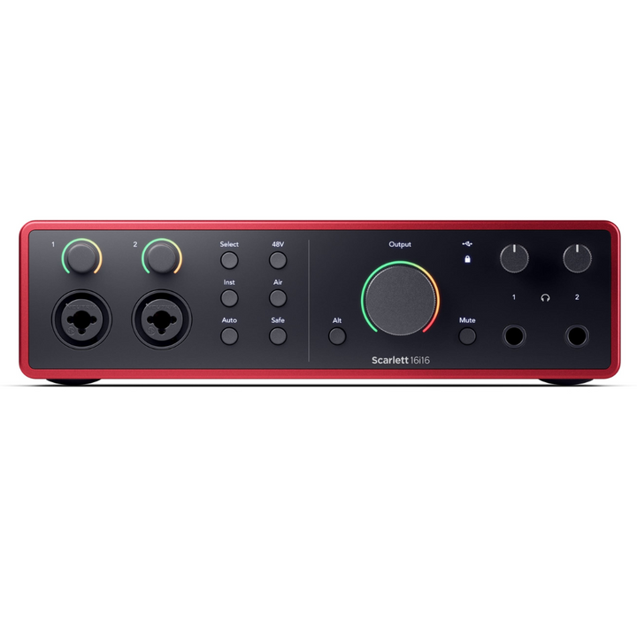 Focusrite SCARLETT-16i16-4TH-GEN 16-In, 16-Out USB Audio Interface w/ Two 4th Gen Scarlett Mic Preamps