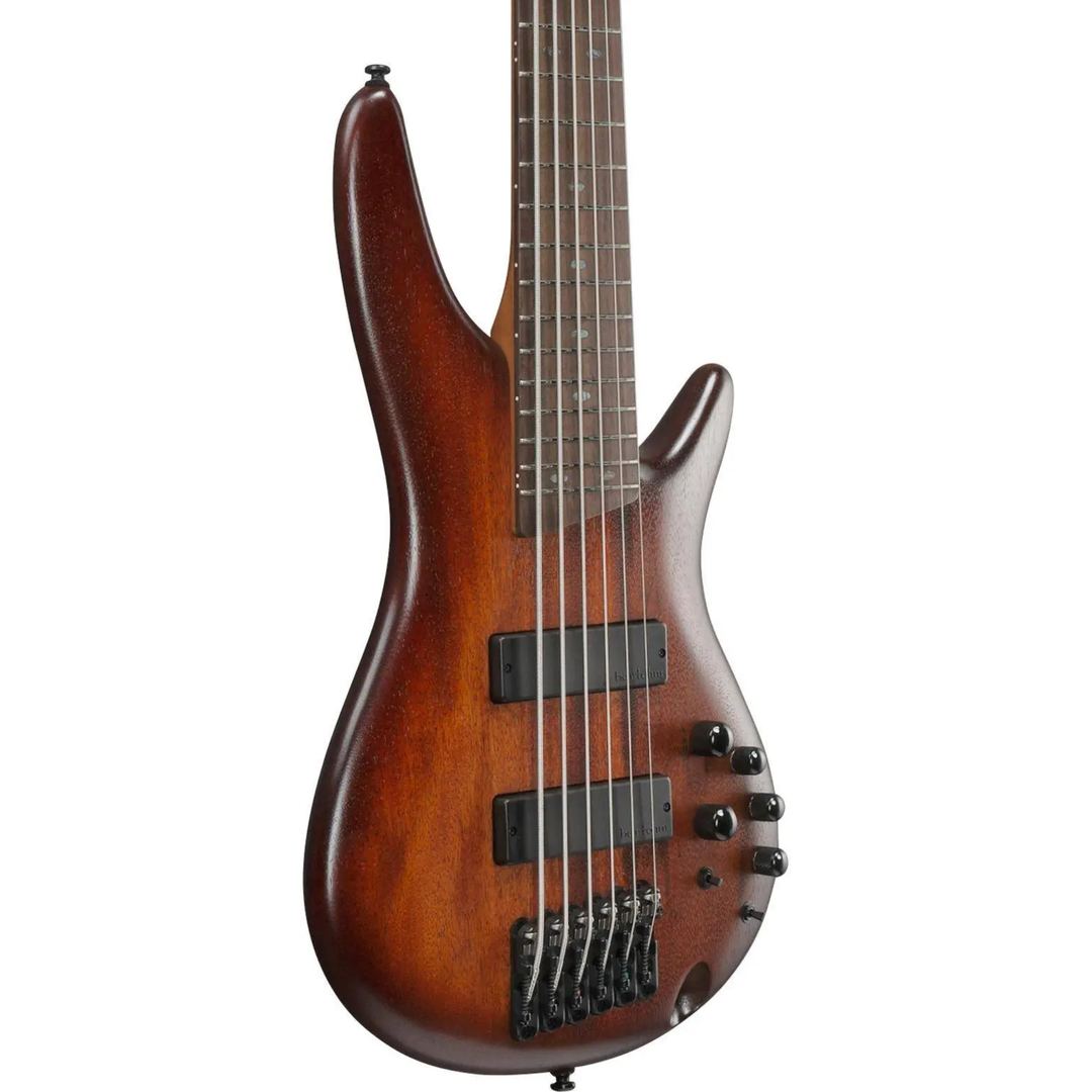 Ibanez SR506AMHL SR Standard 6 Strings Electric Bass (Mahogany Brown Burst Low Gloss)