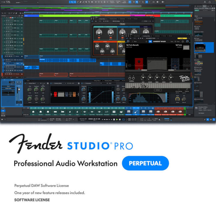Fender FENDER-STUDIO-PRO Studio Pro 8 Music and Audio Production Software Perpetual License