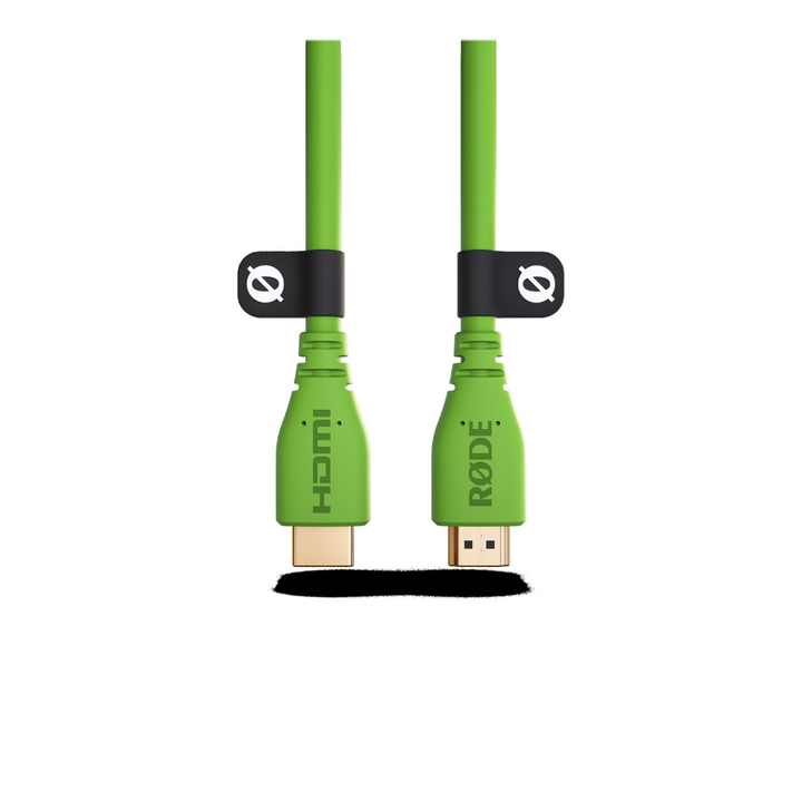 Rode HDMICABLE3M-G 3M - 2.0 HDMI Cable, (dia 6mm) - Green