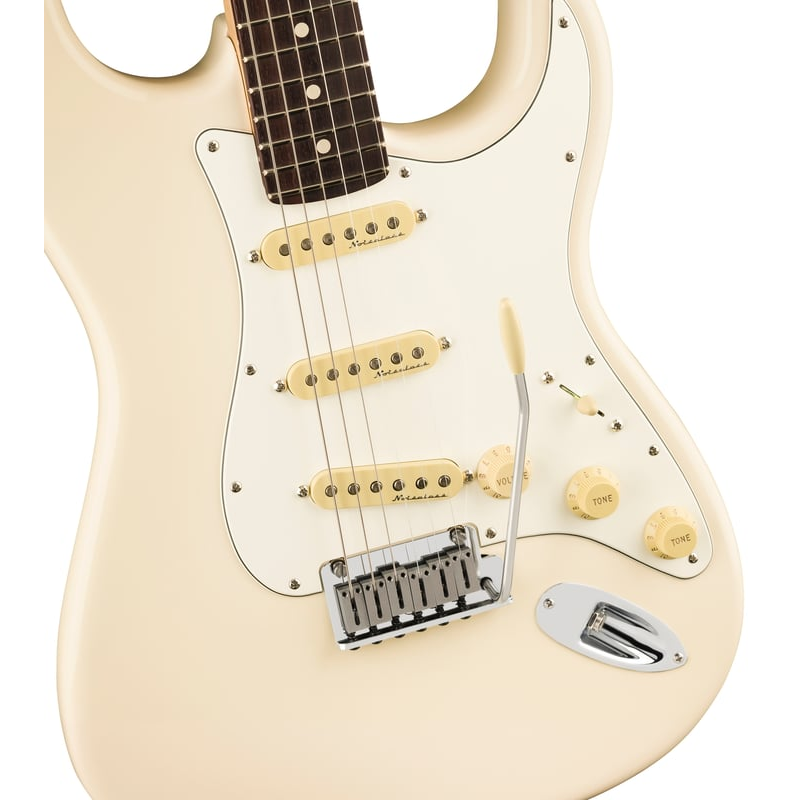 Fender Jeff Beck Stratocaster Rosewood Fingerboard (Olympic White) Electric Guitar