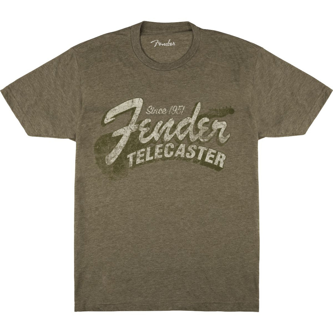 Fender 9101291697 Fender Since 1951 Telecaster T-Shirt - Military Heather Green, XL