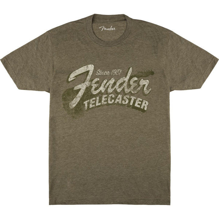 Fender 9101291697 Fender Since 1951 Telecaster T-Shirt - Military Heather Green, XL