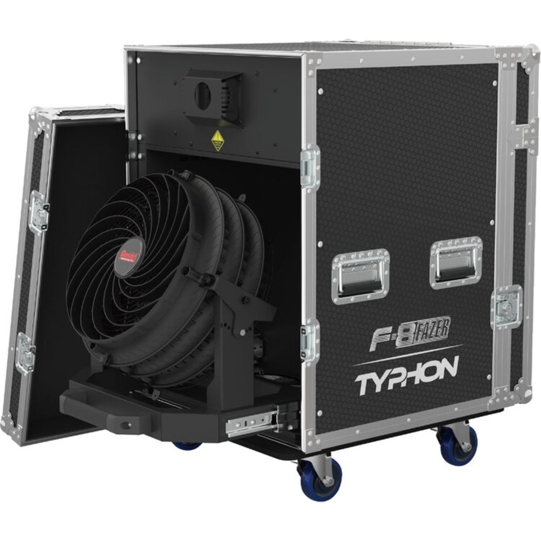 Antari F-8E 3500W Water-Based Faze Machine With Built-In Fan And DMX (Black/Silver)