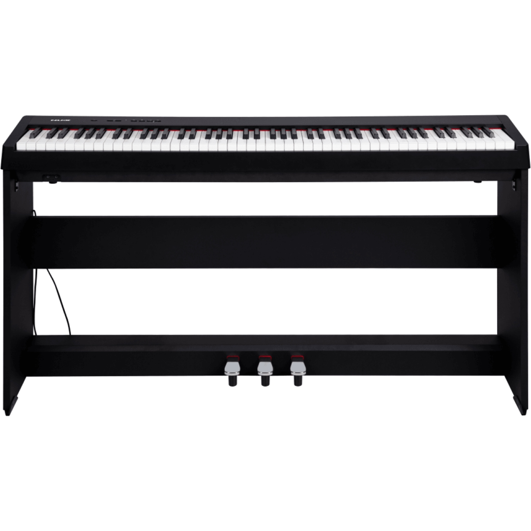 Nux NPS-1 Keyboard Stand with 3 Pedals for the NPK-10 and NPK-20 - Black