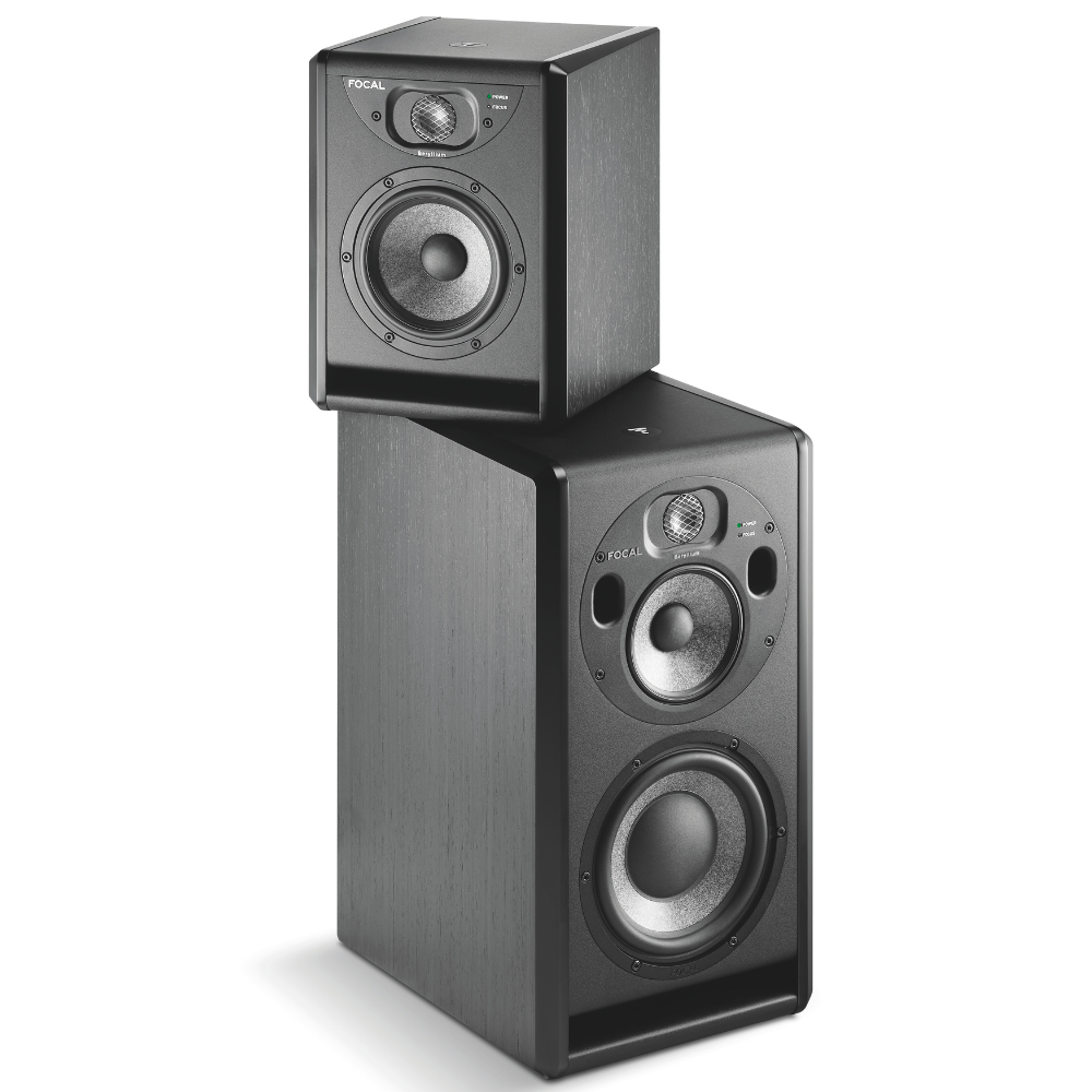 Focal SOLO 6 2-way active monitor - Black / 6.5" W-Sandwich driver + 1" Beryllium tweeter + Focus Mode