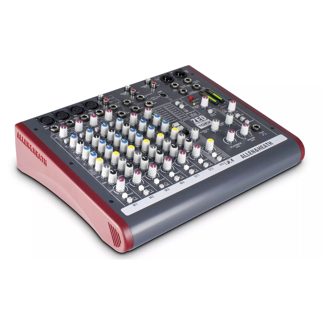 Allen & Heath ZED-10FX 10 Channel Live/Recording Mixer with USB & FX
