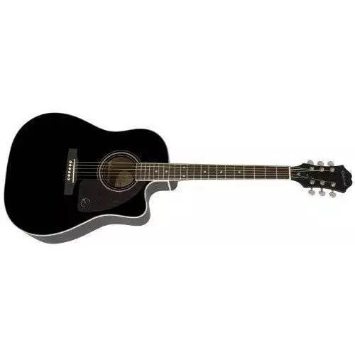 Epiphone AJ-220SCE Solid Spruce Top w/Cutaway - Ebony