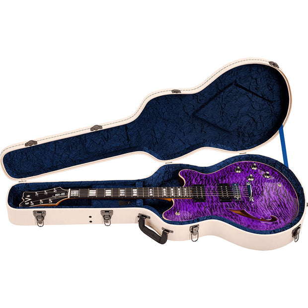 EVH® SA-126 Special Electric Guitar w/Case - QM Trans Purple