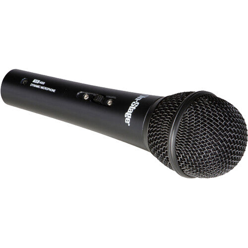 On-Stage AS400V2 Handheld Hypercardioid Dynamic Vocal Microphone w/ Switch and XLR Cable
