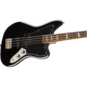 Squier Classic Vibe Jaguar Bass Laurel Fingerboard Electric Bass Guitar - Black