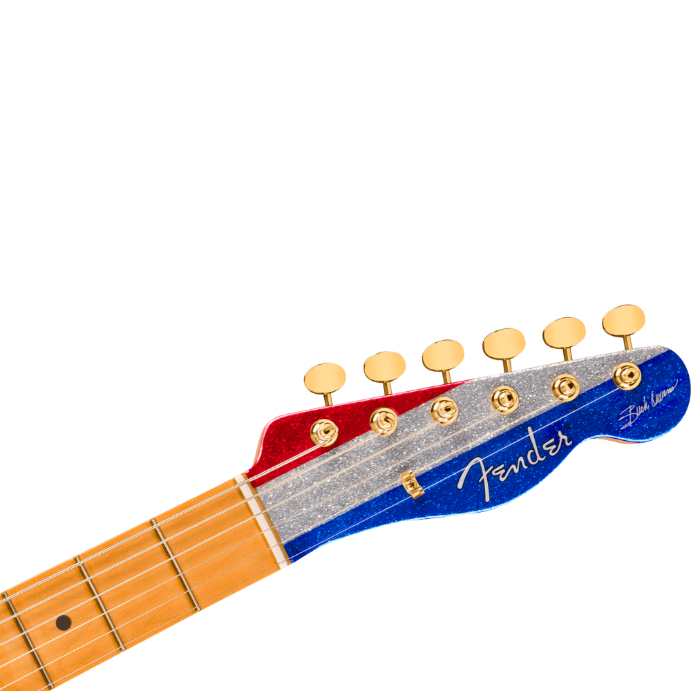 Fender Buck Owens Telecaster (Red, Silver & Blue Sparkle)  Electric Guitar