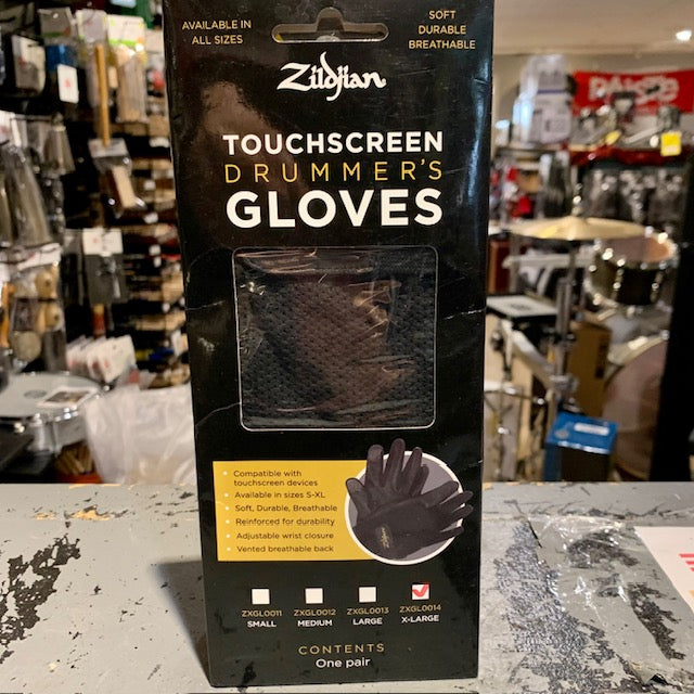 Zildjian ZXGL0014- Zildjan Touchscreen Drummer's Gloves - XL