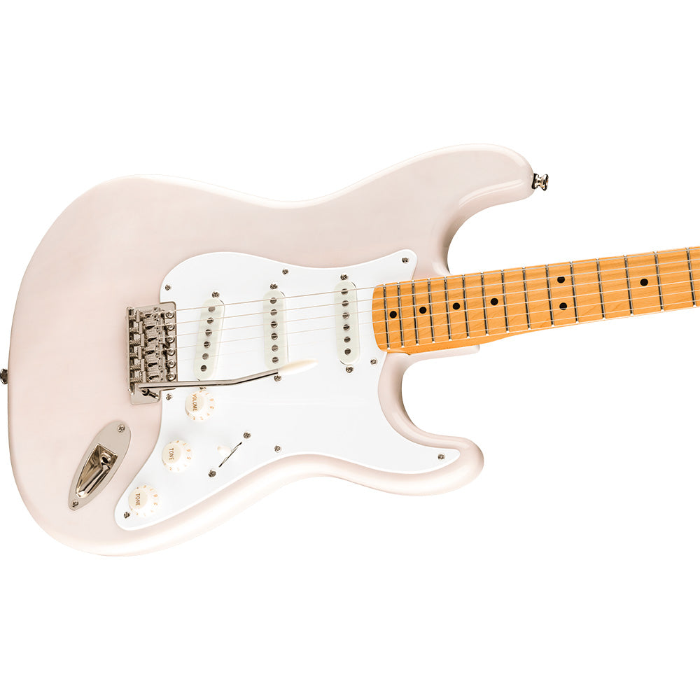 Squier Classic Vibe '50s Stratocaster Maple Fingerboard Electric Guitar - White Blonde