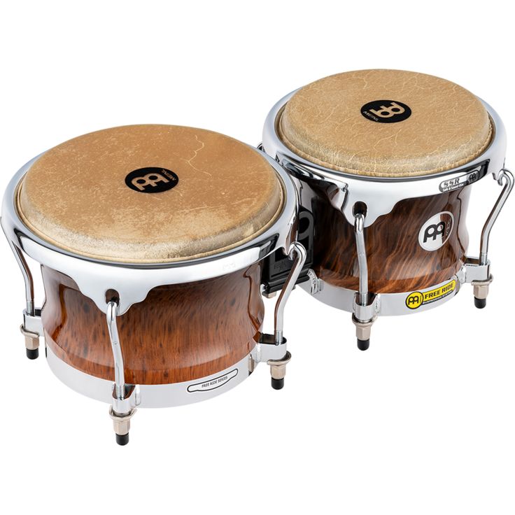 Meinl Percussion Professional Series FWB400 Wood Bongo Brown Burl