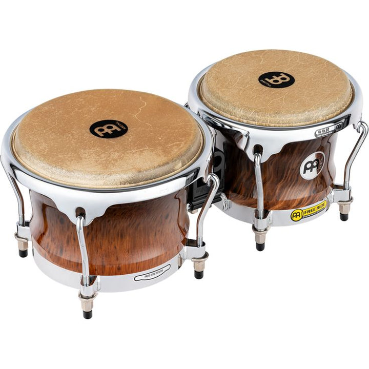 Meinl Percussion Professional Series FWB400 Wood Bongo Brown Burl