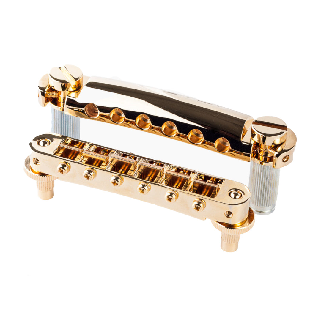 Allparts GB-0536-002 Tonepros LPM04 Standard Tunematic Bridge and Tailpiece Set, Gold
