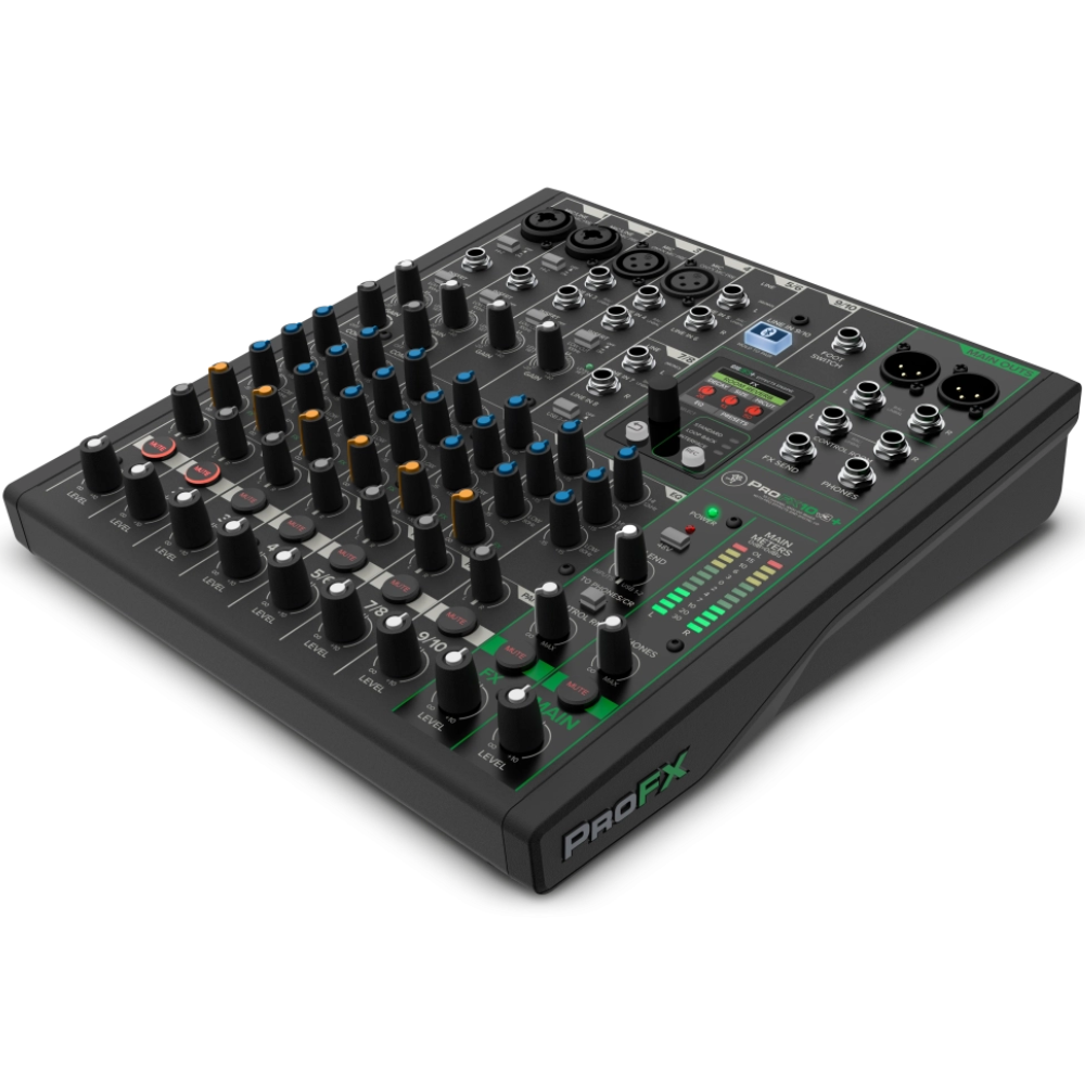 Mackie ProFX10v3+ 10-Channel Analog Mixer w/ Enhanced FX, USB Recording Modes, & Bluetooth
