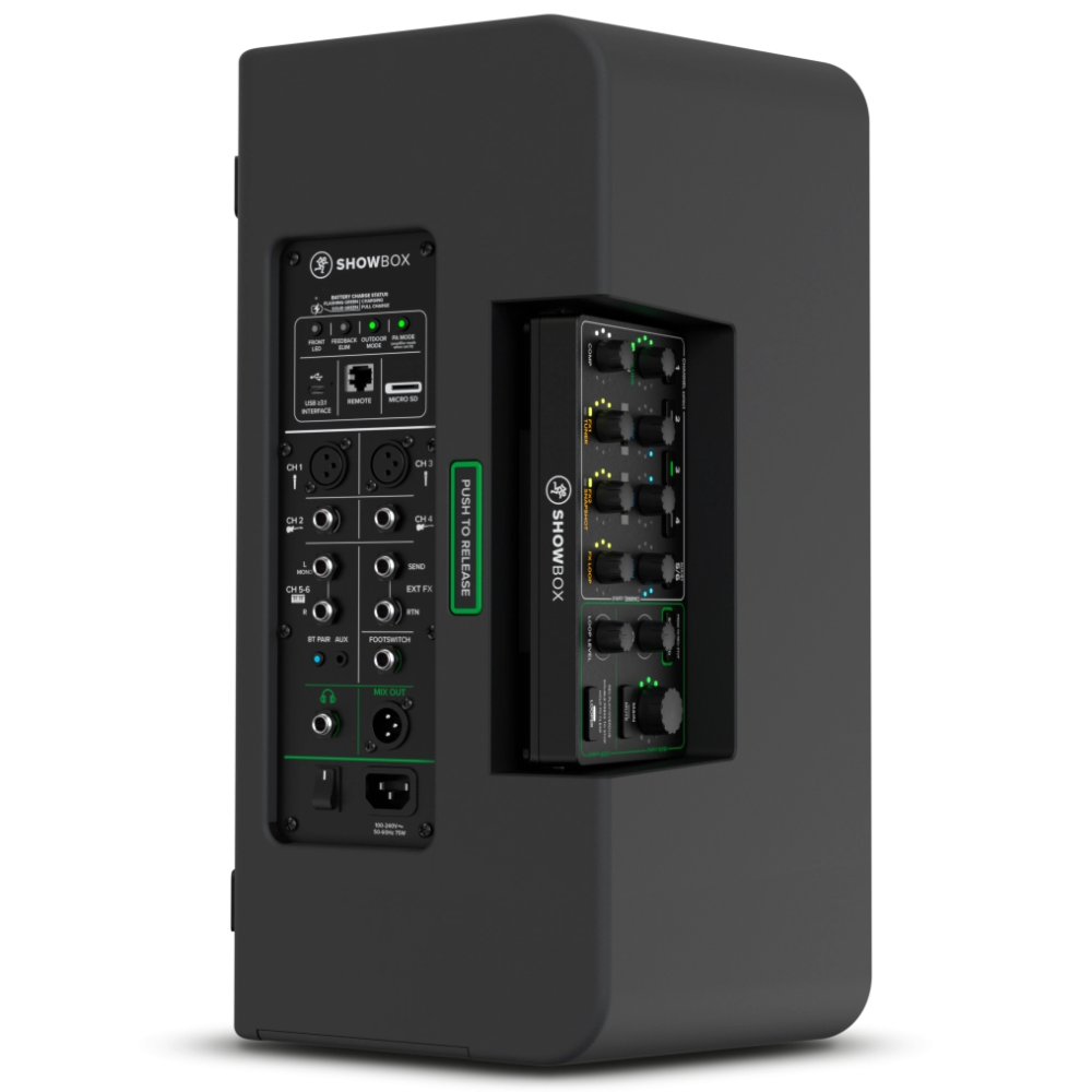 Mackie ShowBox Battery Powered All-In-One Performance Rig w/ Breakaway Mix Control