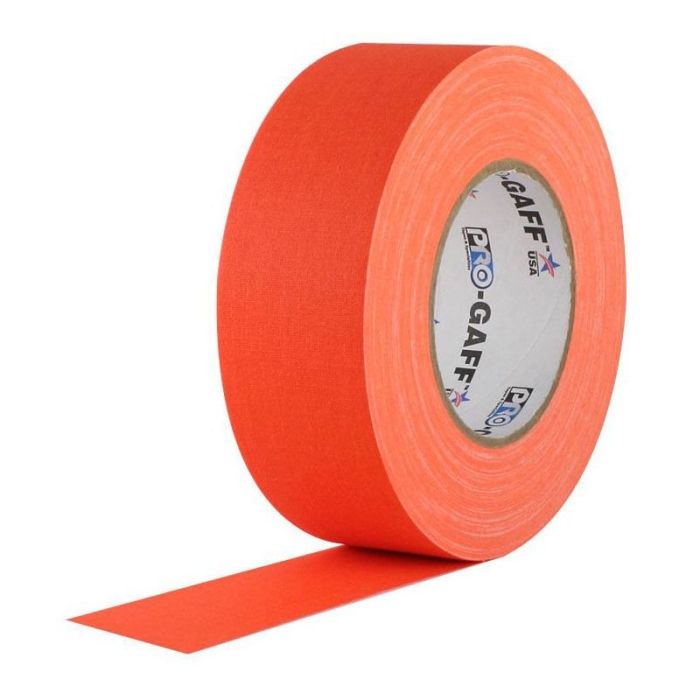 Pro Tape Pro Gaff 2”x50yd Cloth Tape - Fluorescent Orange