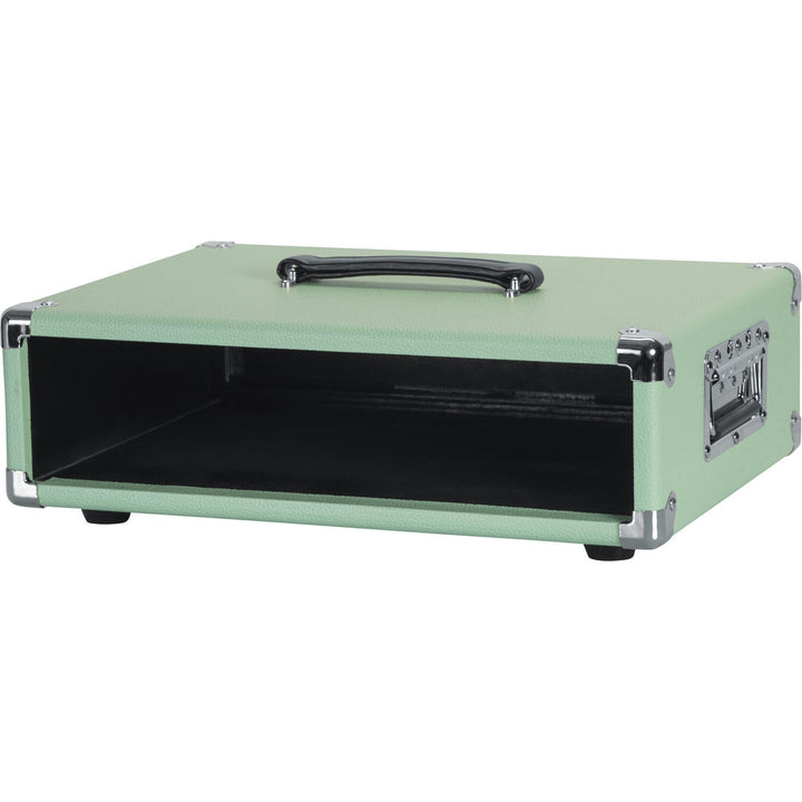 Gator Vintage Amp Vibe Rack Case (2U) - Seafoam Green