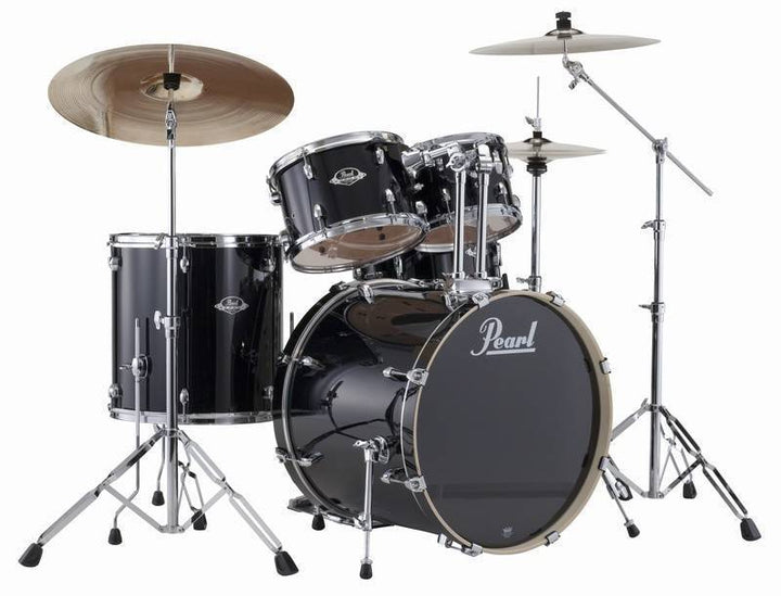 Pearl Export Exx 5-piece Drumkit & Hardware in Jet Black W/ Zildjian Cymbal Pack No Throne - Exx705nzpc31