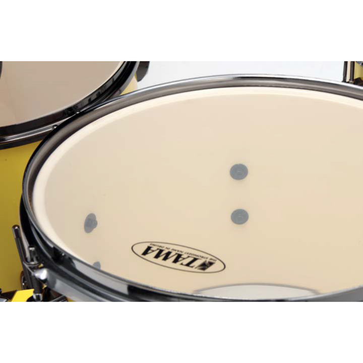 Tama IE72ZH8WBNELY Imperialstar 7-Piece Drumkit with Double Bass Drums (22,10,12,14,16,SD) - Electric Yellow