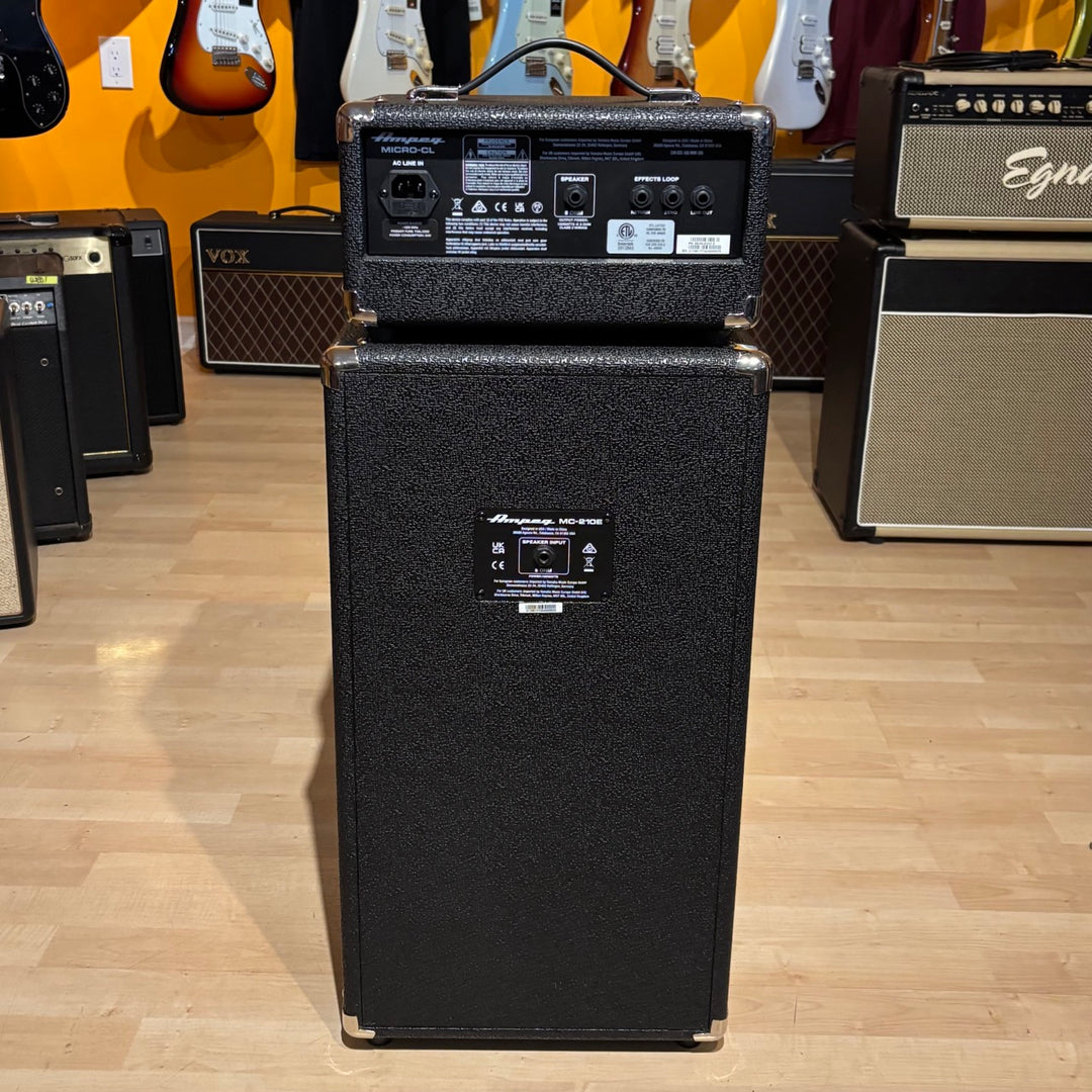 Ampeg - Micro CL Stack - 100 Watt w/ Ampeg 2x10 & Tweeter Cabinet  - DEMO