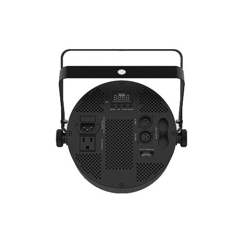 Chauvet DJ SLIMPACKQ12ILS Includes (4x) SlimPAR™ Q12 ILS wash lights, (3x) 5' DMX cables, and Gear bag