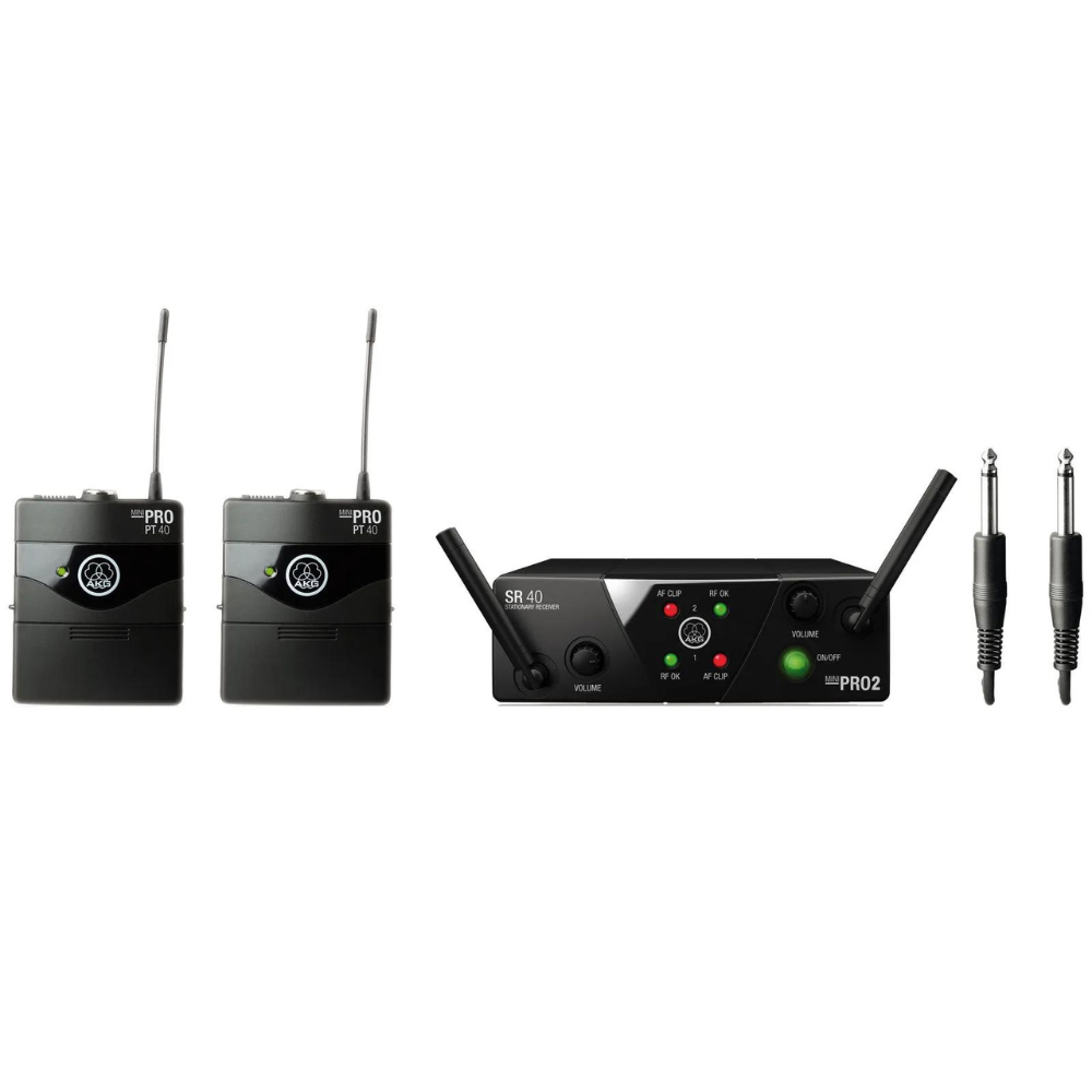 AKG WMS40MINI2-INSTR-US45A WMS 40 Mini 2, Dual Instrument Set