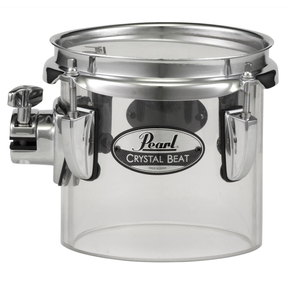 Pearl CRB0655STC730 6x5.5" Crystal Beat Single Head Tom w/ BT3 - Ultra Clear