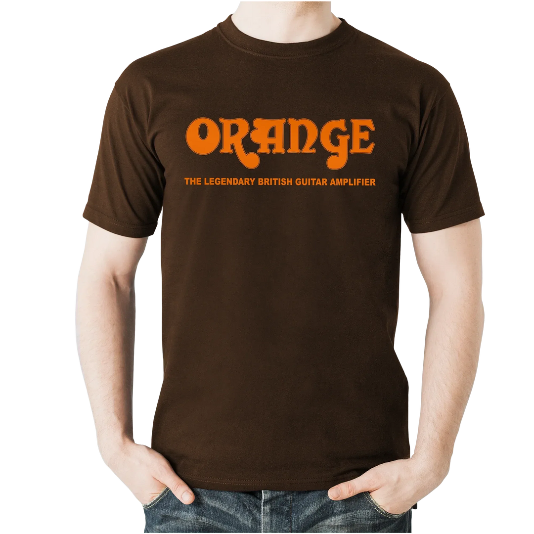 Orange Classic T-Shirt (Brown)