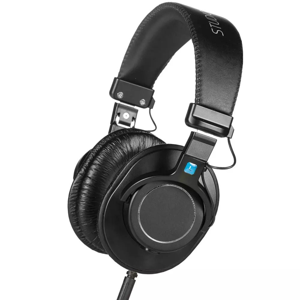 Apex HP100 Apex Deluxe Closed Studio headphones, detachable cable, 2 cables included (straight & curly)