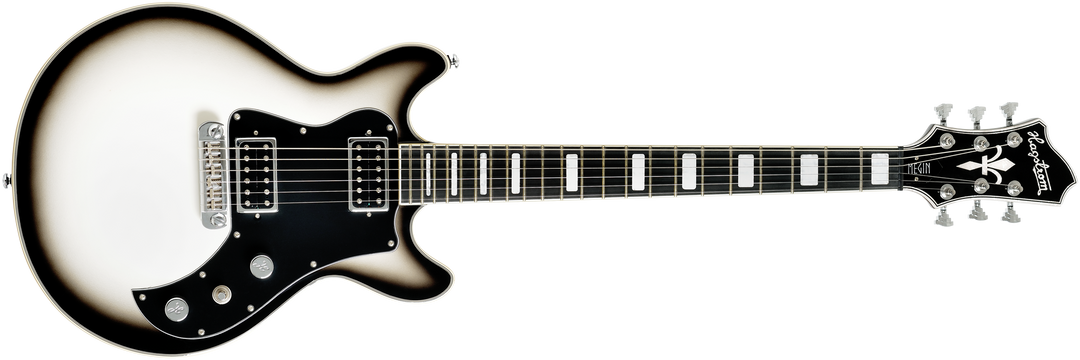 Hagstrom Megin-blk Megin Electric Guitar - Black Gloss