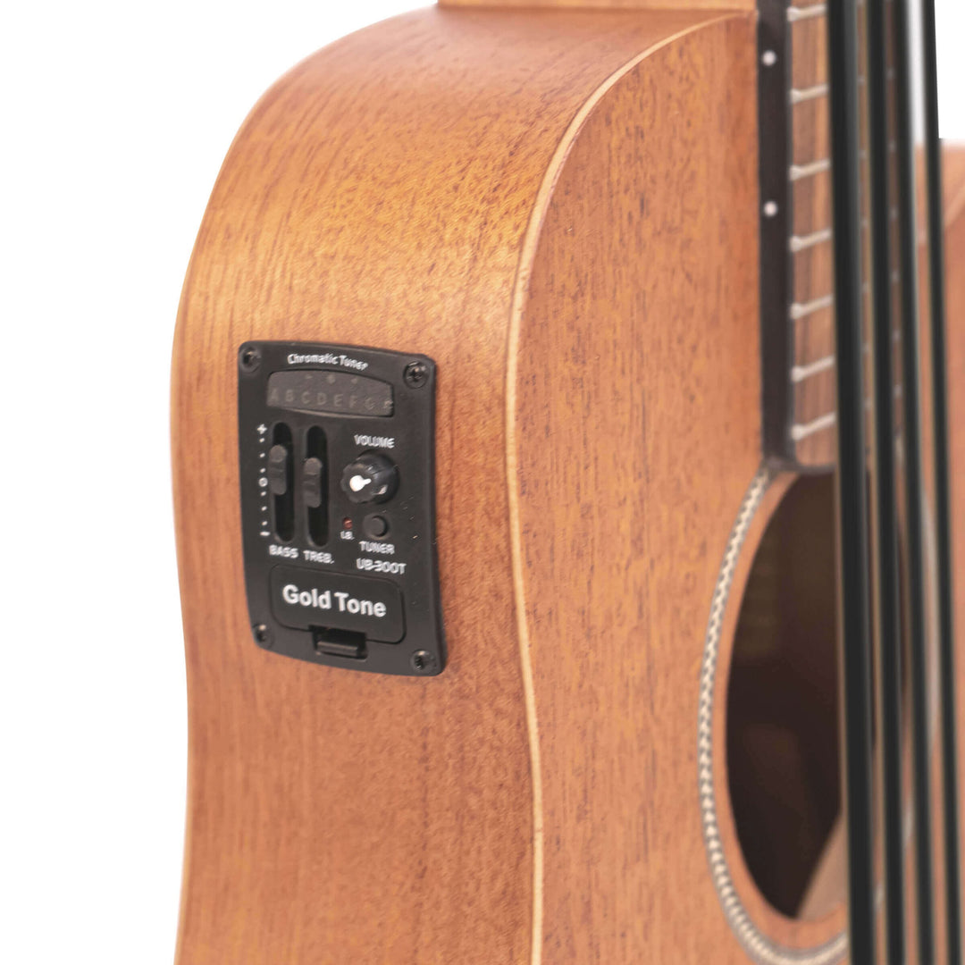 Gold Tone 23-Inch Scale Acoustic-Electric MicroBass with Gig Bag