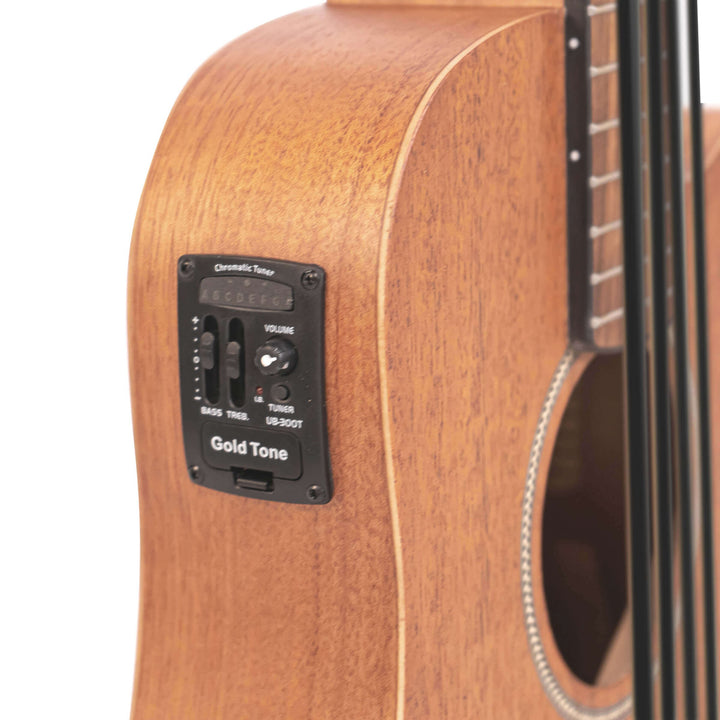 Gold Tone 23-Inch Scale Acoustic-Electric MicroBass with Gig Bag