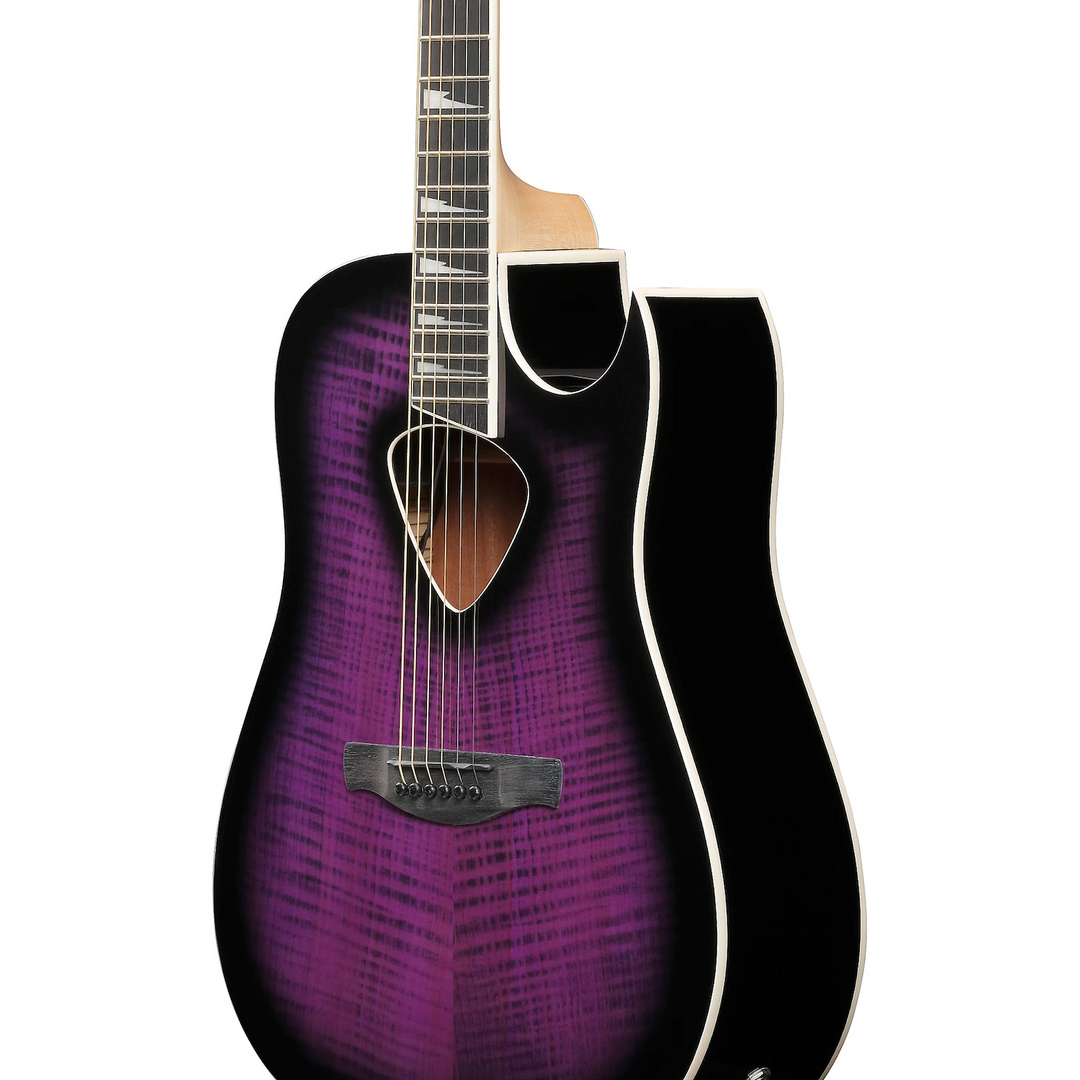 Ibanez ALT50FATVT Altstar Acoustic-Electric Guitar Transparent Violet Sunburst High Gloss