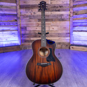 Taylor Guitars 326ce, West African Crelicam Ebony Fretboard, Expression System ® 2 Electronics, Soundport Cutaway with Taylor Deluxe Hardshell Brown Case