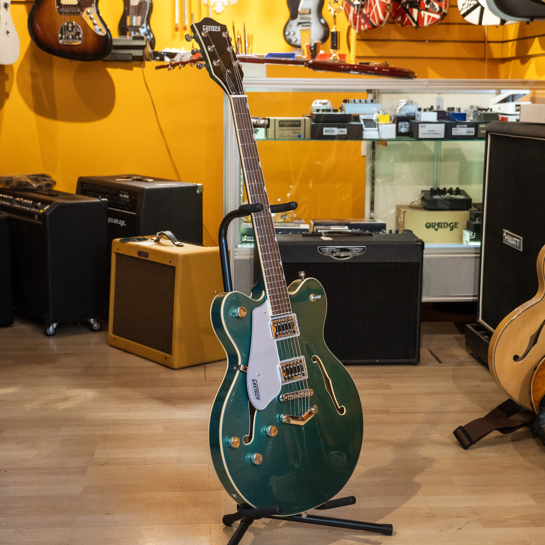 Gretsch Electromatic  G-5622LH / LEFT-HANDED - V Stoptail / Georgia Green  w/ HD Guild Case - 2022 - Used